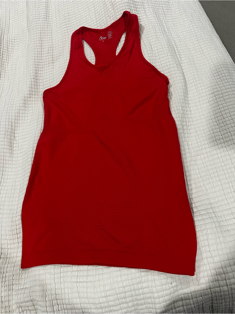ZYIA Red Racerback Tank - Athletic Women's Top